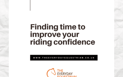 Finding time to improve your riding confidence
