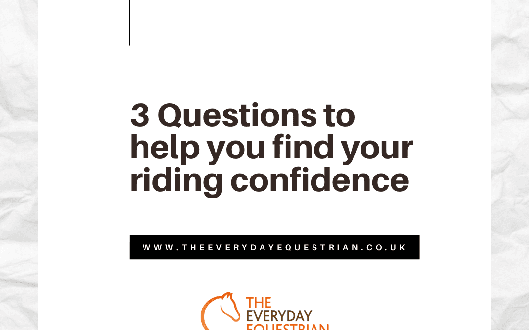 3 questions to help you find your riding confidence