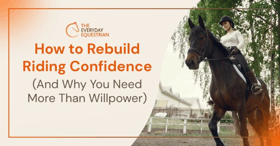 How to Rebuild Riding Confidence (And Why You Need More Than Willpower ...